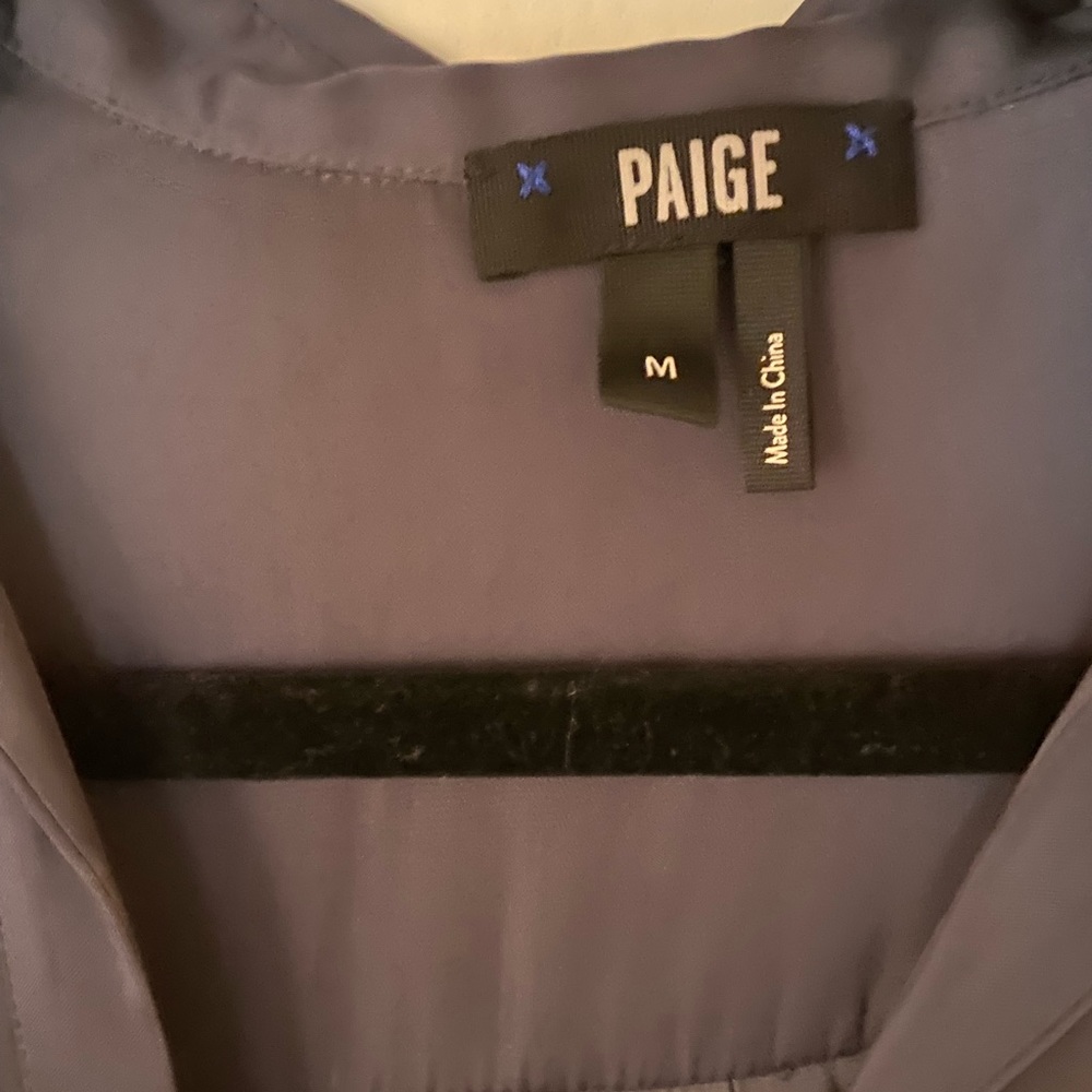 Paige silk grey blouse - Picture 2 of 3